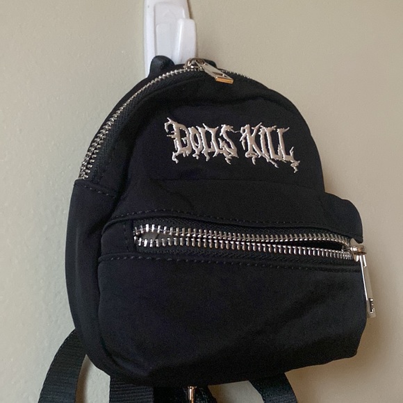 Dolls Kill | Embroidered Mini Backpack - Picture 3 of 7